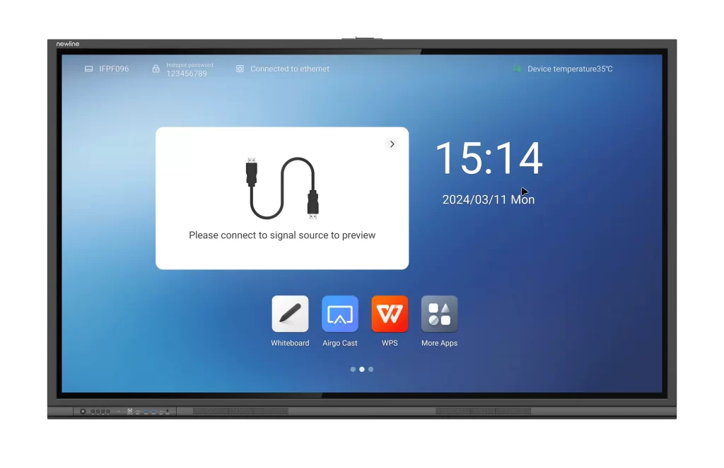 Newline S Elite Series Classroom Display