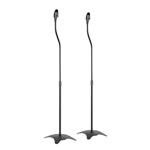Height-adjustable Metal Satellite Speaker Floor Stand