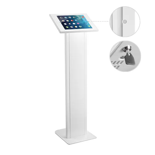 Anti-Theft Freestanding Tablet Kiosk for 12.9” iPad Pro (Gen 1/2)