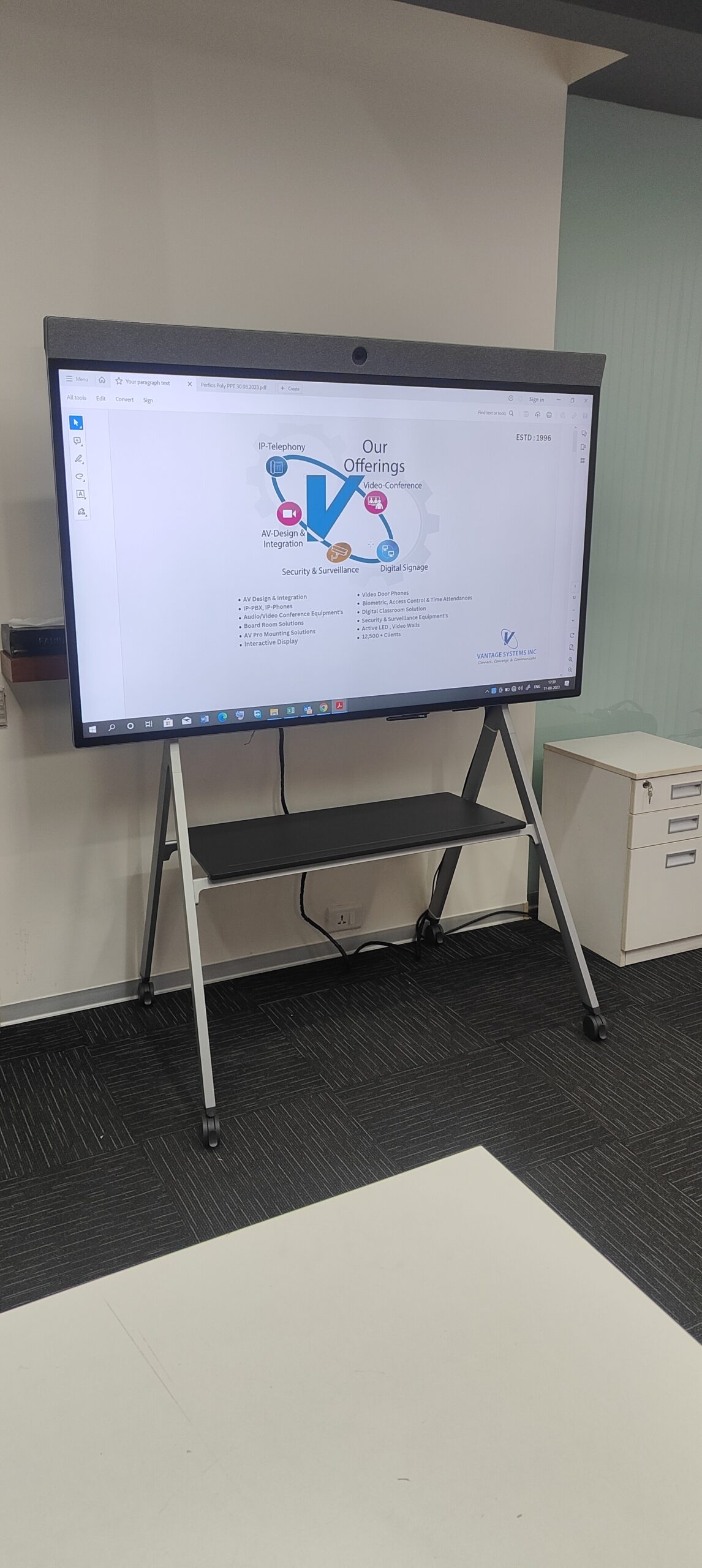 Semiconductor R&D AV install