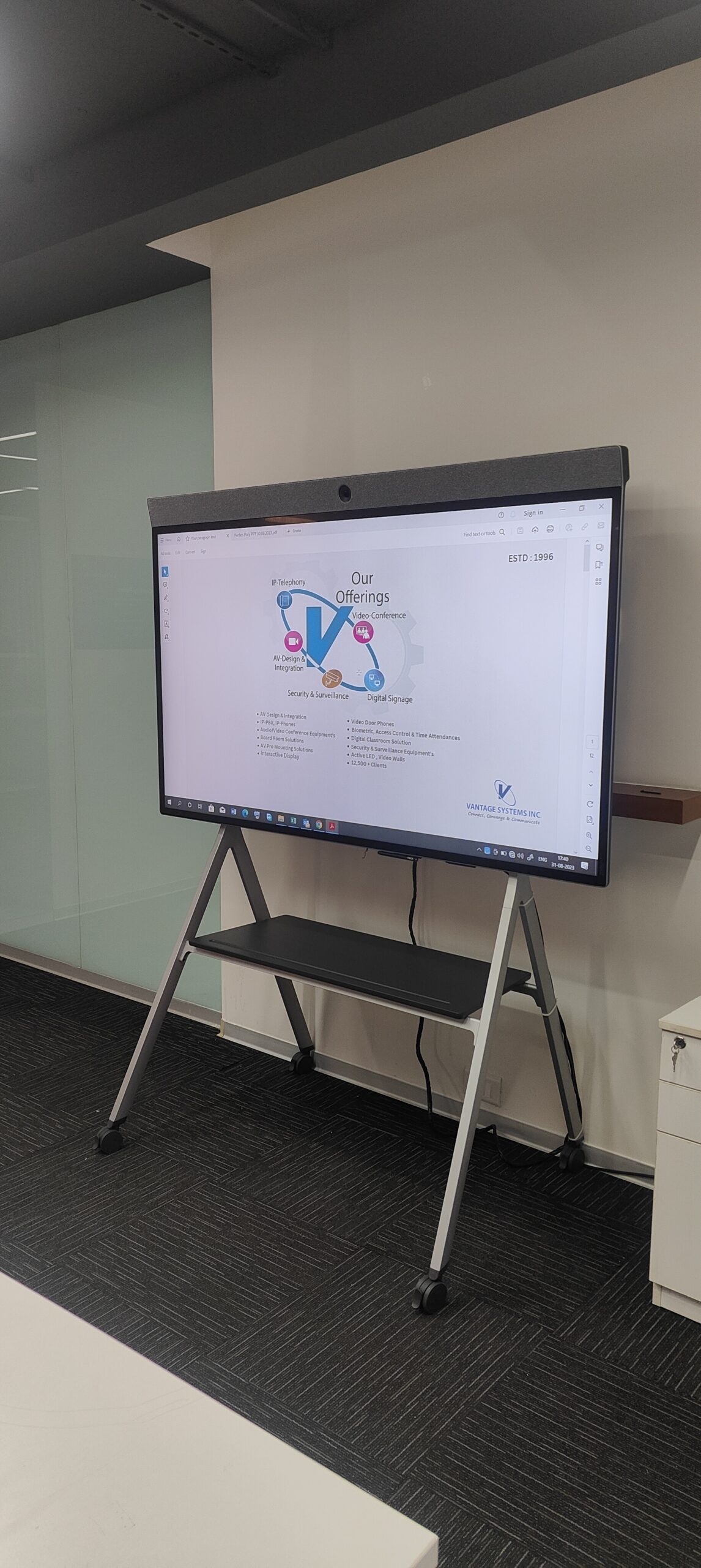 Semiconductor R&D AV install