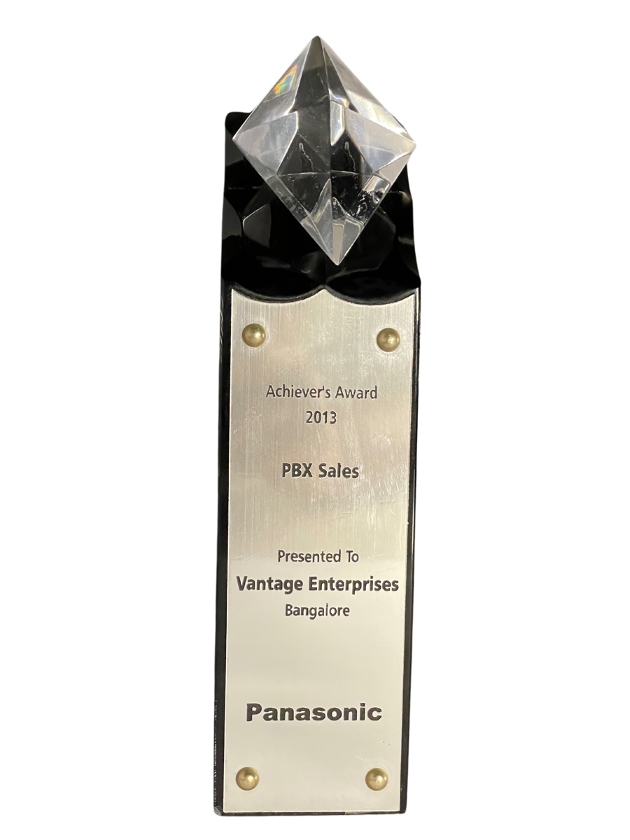 Panasonic Achiever's Award 2013 — PBX Sales