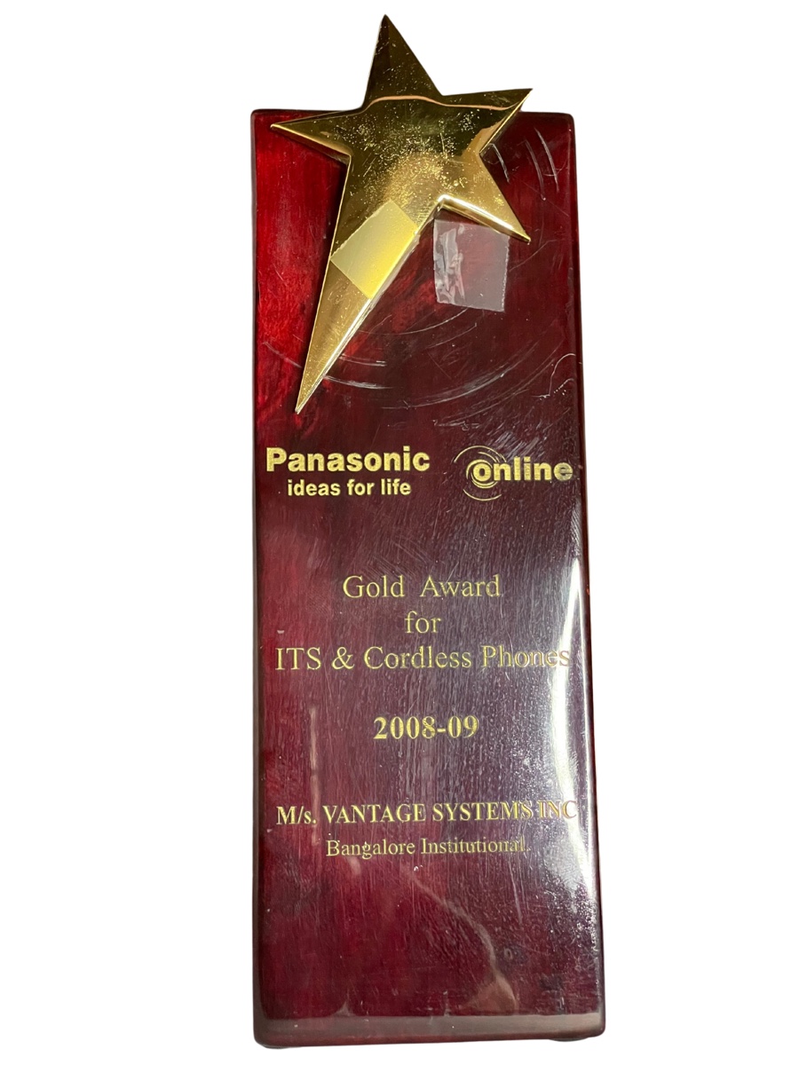 Panasonic Gold Award for ITS & Cordless Phones 2008-09 — Bangalore Institutional