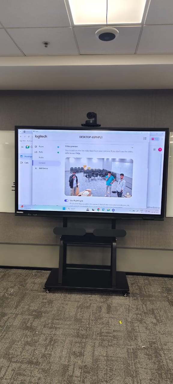 EV training room LED wall install