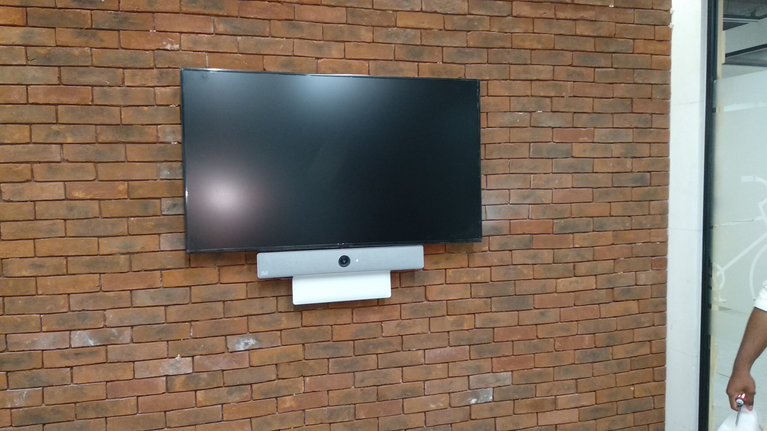 67-room Poly Studio X72 video conferencing rollout for insurtech software company Bangalore