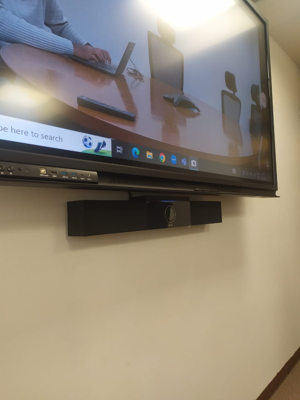 Vantage Systems Newline interactive display Bangalore install