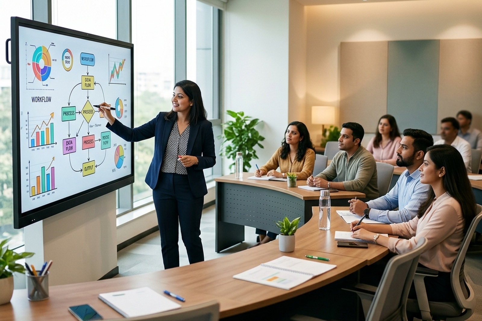 Interactive flat panel display India